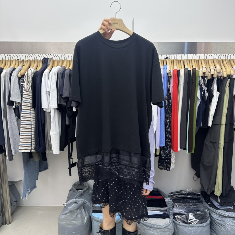 SPECIAL韓國直郵女裝新款職業休閑熱賣時尚人氣26春夏T恤SPECIALT恤圖色4黑色