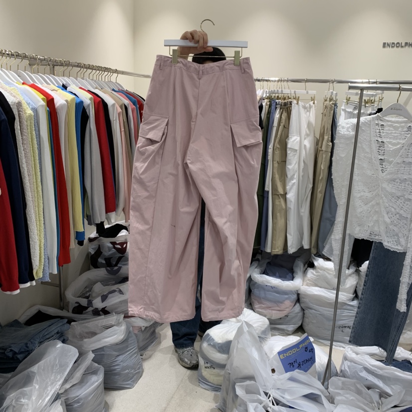 ENDOLPHIN韓國東大門直郵女裝新品時尚人氣26夏季職業休閑褲ENDOLPHIN休閑褲