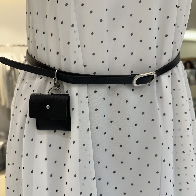 RICH SISTER韓國東大門代購女士新款時尚推薦連衣裙含腰帶RICH SISTER連衣裙