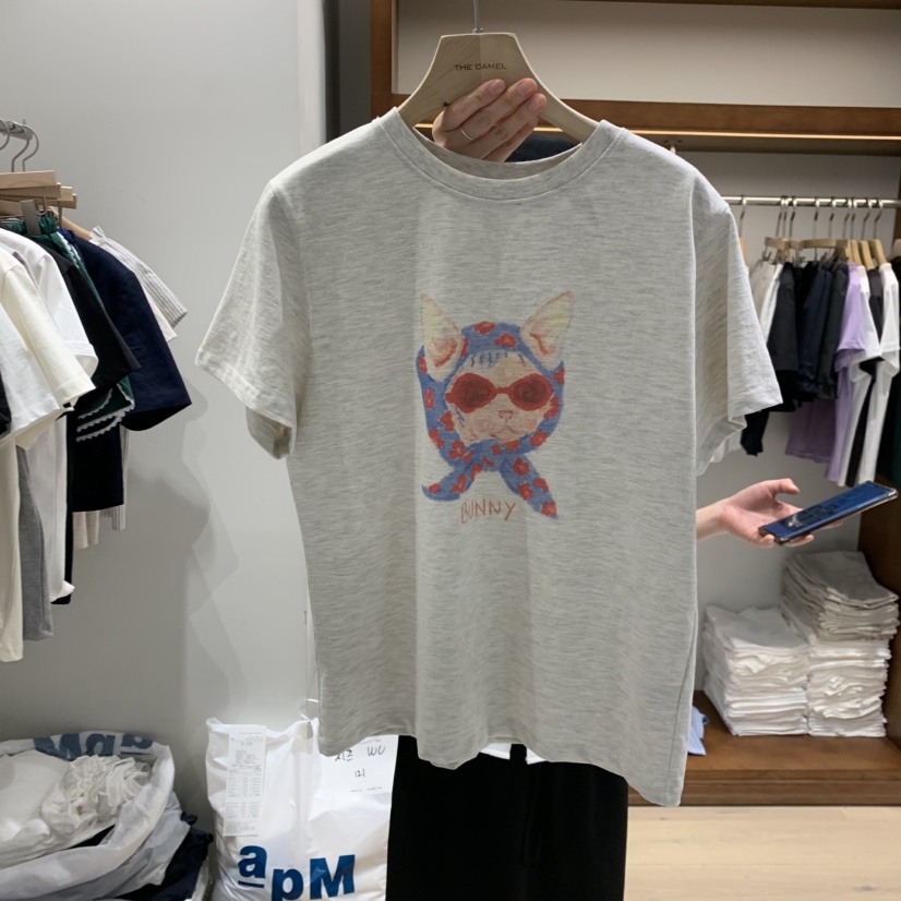 THE CAMEL韓國直郵實拍女士新品人氣T恤the came_l 家T恤圖色1