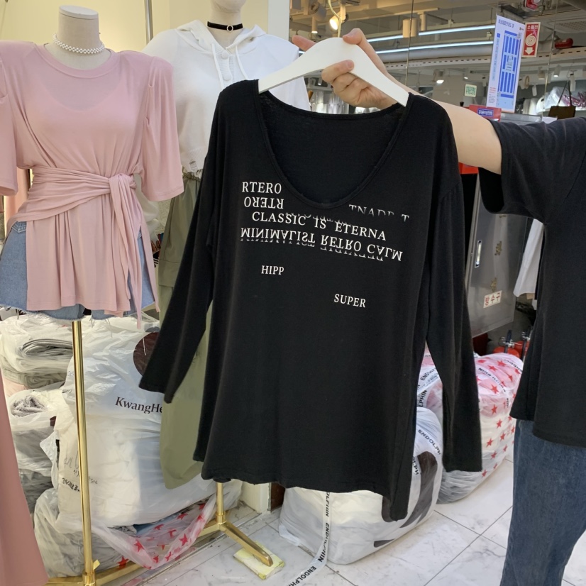 ENDOLPHIN韓國直郵實拍女士新款休閑職業推薦26夏季長袖T恤ENDOLPHIN長袖T恤圖色3