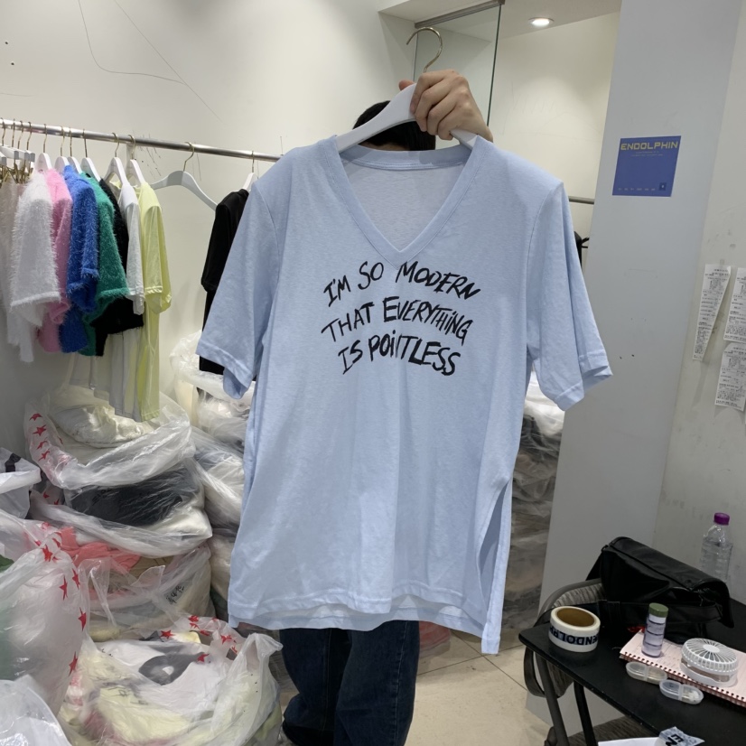 ENDOLPHIN韓國東大門直郵女裝新款熱賣職業時尚人氣推薦T恤ENDOLPHINT恤圖色2