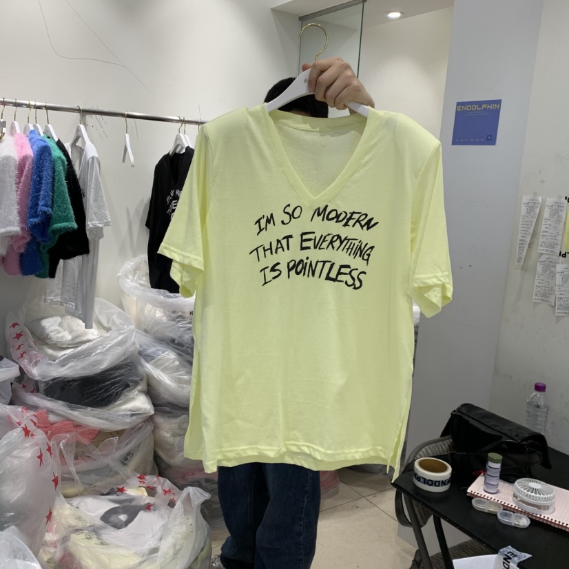 ENDOLPHIN韓國東大門直郵女裝新款熱賣職業時尚人氣推薦T恤ENDOLPHINT恤圖色3