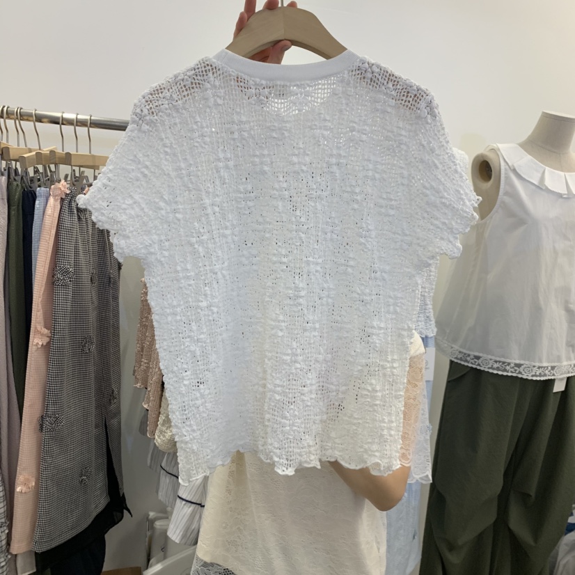 TAN&amp;COMO韓國代購女裝新品時尚職業人氣26夏季26春夏T恤tan-COMOT恤