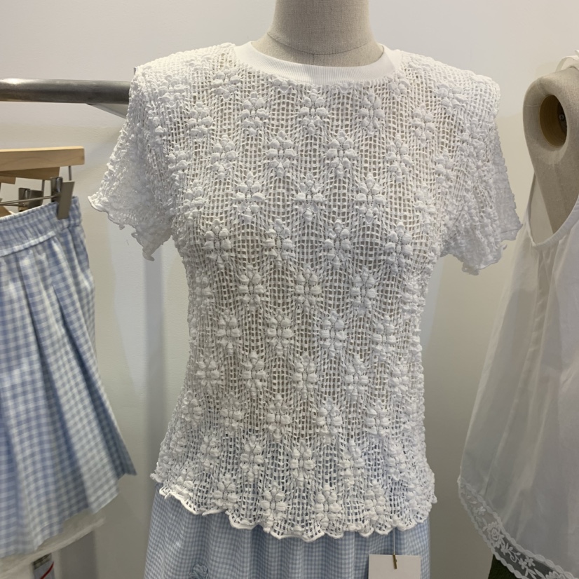 TAN&amp;COMO韓國代購女裝新品時尚職業人氣26夏季26春夏T恤tan-COMOT恤