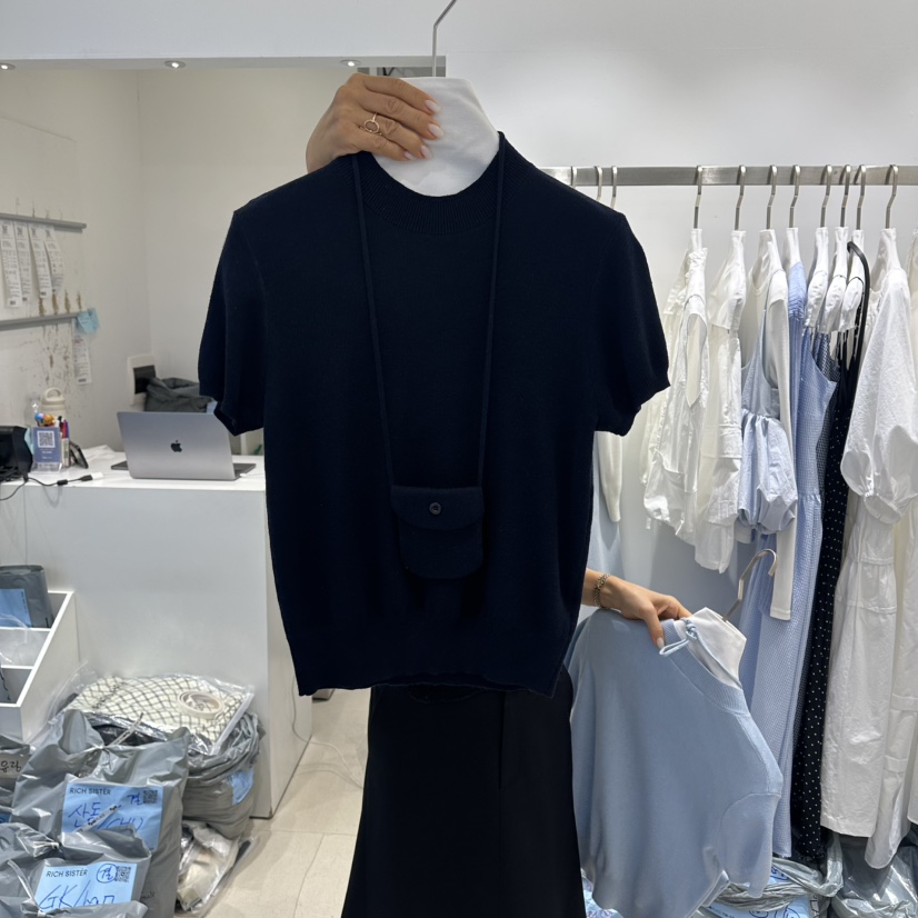 RICH SISTER韓國直郵女裝新款熱賣26夏季針織衫含小包迷你包RICH SISTER針織衫圖色3