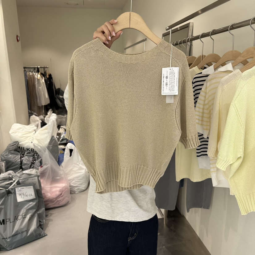 PLAMM韓國東大門代購女士新款休閑職業人氣26夏季26春夏針織衫PLAMM針織衫圖色2