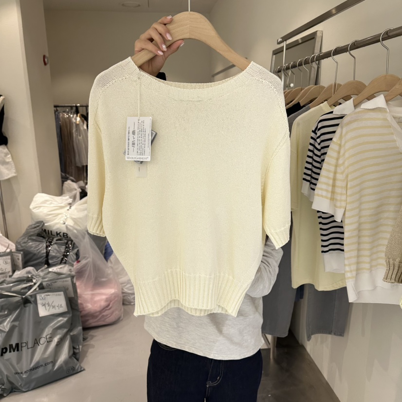 PLAMM韓國東大門代購女士新款休閑職業人氣26夏季26春夏針織衫PLAMM針織衫圖色3