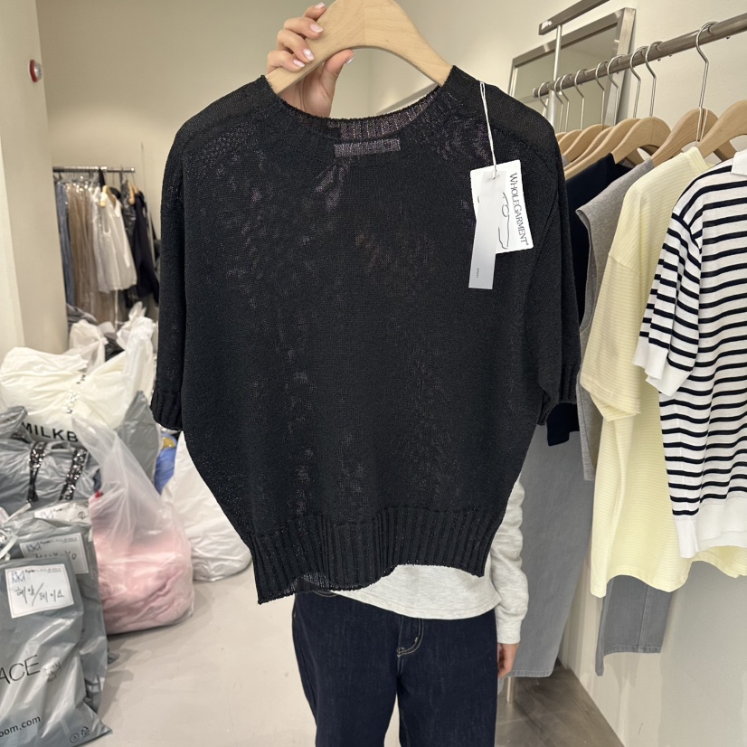 PLAMM韓國東大門代購女士新款休閑職業人氣26夏季26春夏針織衫PLAMM針織衫圖色4