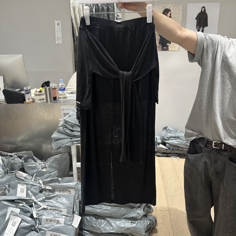 FAVOR-P韓國東大門代購女士新款26春夏時尚人氣熱賣長裙FAVOR-P長裙圖色4