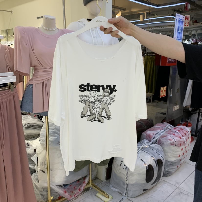 ENDOLPHIN韓國直郵女士新款時尚人氣26夏季熱賣推薦26春夏T恤ENDOLPHINT恤圖色1