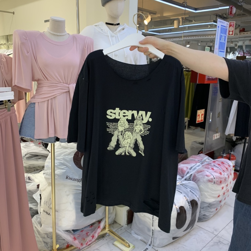 ENDOLPHIN韓國直郵女士新款時尚人氣26夏季熱賣推薦26春夏T恤ENDOLPHINT恤圖色2