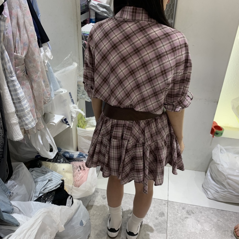 TYCHE東大門實拍韓國女士新品熱賣時尚職業連衣裙不含腰帶TYCHE連衣裙