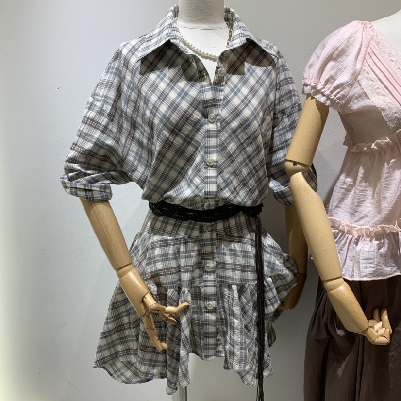 TYCHE東大門實拍韓國女士新品熱賣時尚職業連衣裙不含腰帶TYCHE連衣裙圖色1