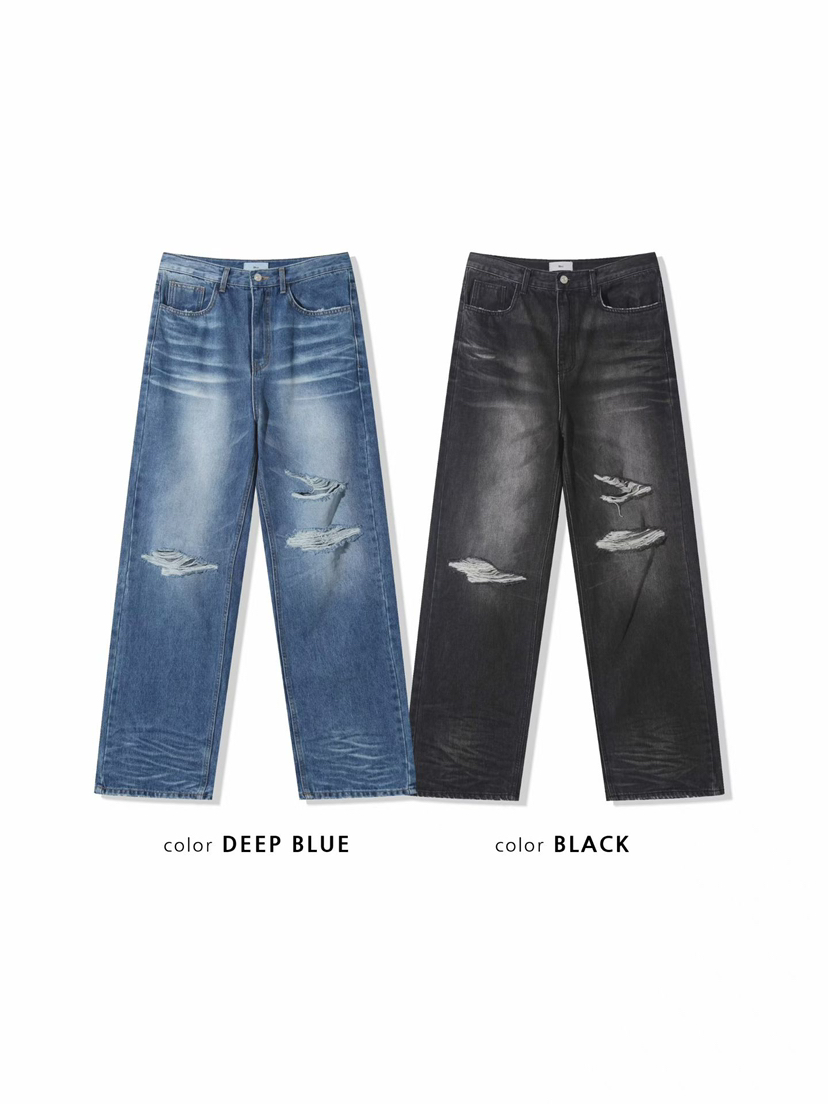 DOT韓國直郵實拍女裝新品26春夏熱賣人氣時尚推薦休閑牛仔褲DOT牛仔褲