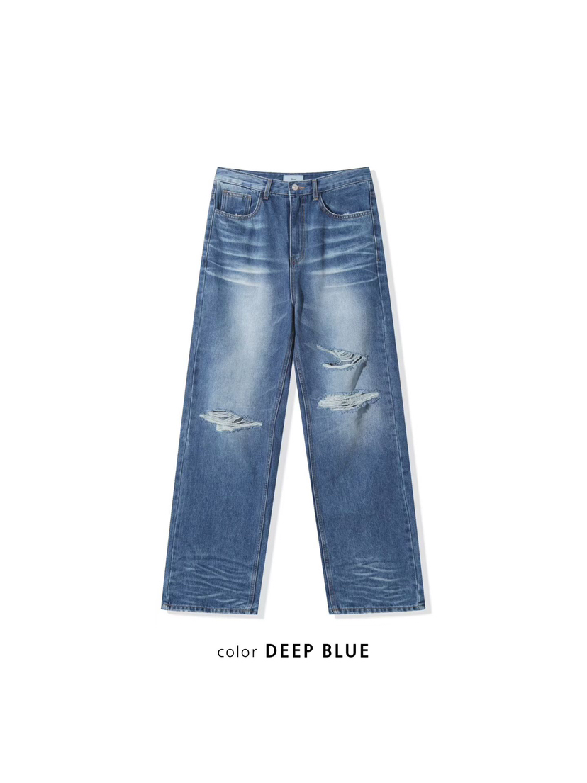 DOT韓國直郵實拍女裝新品26春夏熱賣人氣時尚推薦休閑牛仔褲DOT牛仔褲圖色1