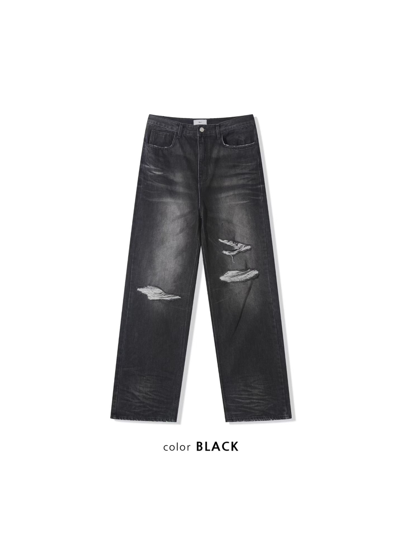 DOT韓國直郵實拍女裝新品26春夏熱賣人氣時尚推薦休閑牛仔褲DOT牛仔褲圖色2