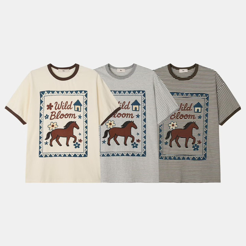 DOT韓國代購女士新款人氣推薦熱賣26春夏職業26夏季休閑T恤DOTT恤