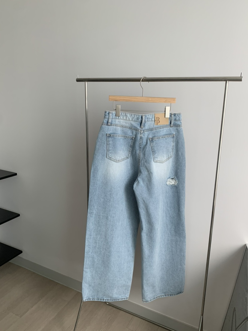 BETONE韓國直郵女裝新品26春夏休閑熱賣推薦26夏季牛仔褲復古BETONE牛仔褲