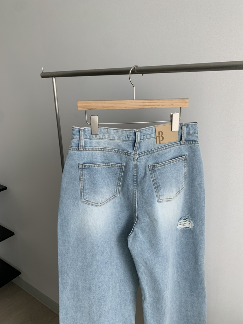 BETONE韓國直郵女裝新品26春夏休閑熱賣推薦26夏季牛仔褲復古BETONE牛仔褲