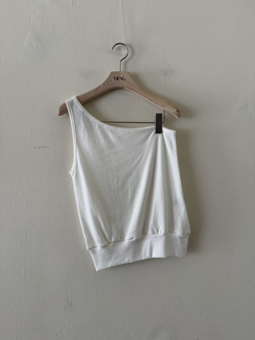 MENG韓國東大門直郵女裝新品職業人氣休閑吊帶背心不對稱MENG吊帶/背心圖色1