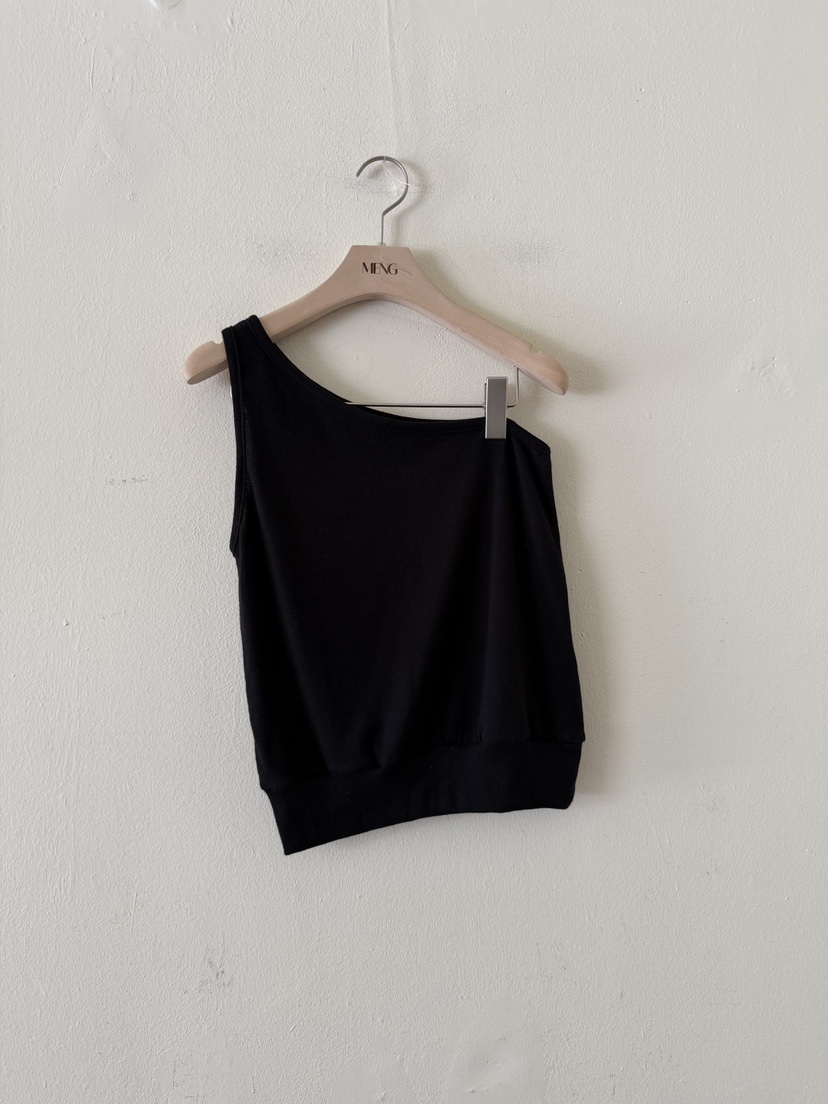 MENG韓國東大門直郵女裝新品職業人氣休閑吊帶背心不對稱MENG吊帶/背心圖色3