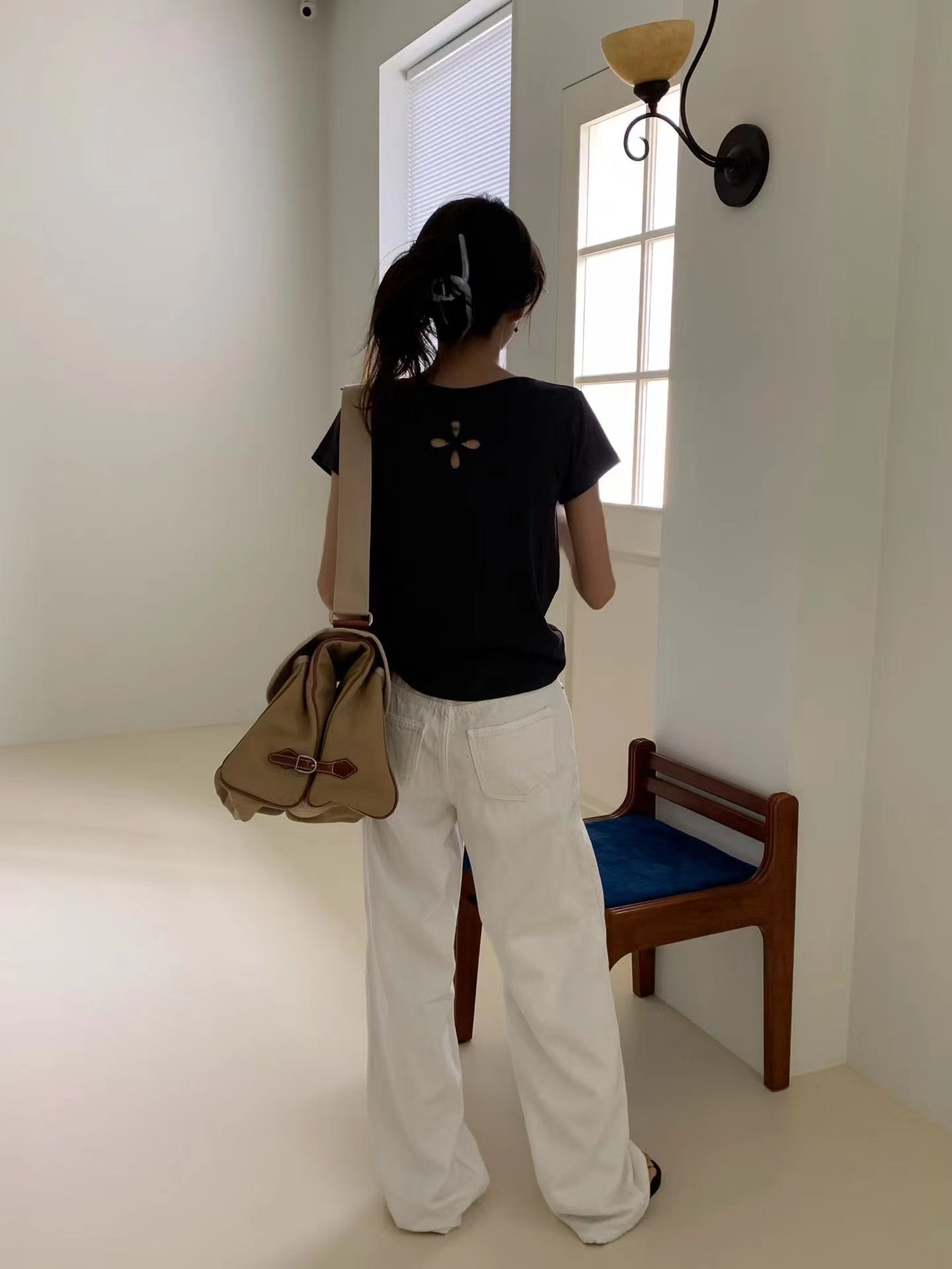 BEAGLE韓國代購女裝新品熱賣休閑時尚人氣推薦26春夏T恤雙面BEAGLET恤