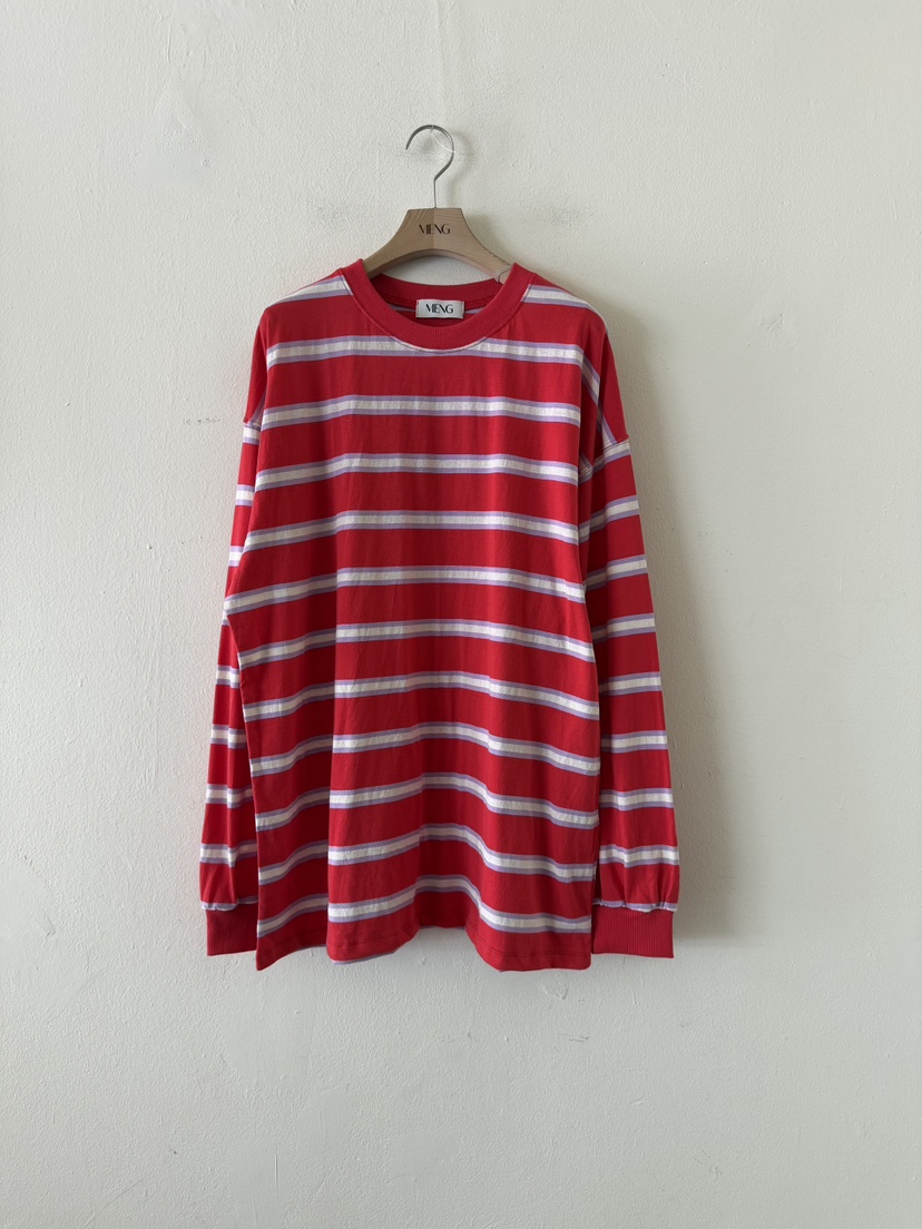 MENG韓國東大門代購女裝新品休閑26春夏時尚推薦職業長袖T恤MENG長袖T恤圖色2