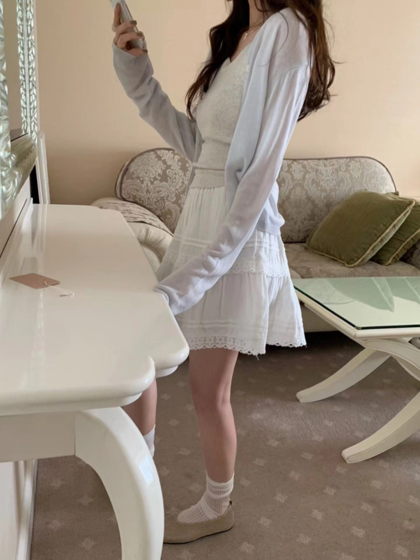 PYT-ot韓國東大門直郵女士新款26春夏休閑熱賣26夏季短裙pretty young thing短裙