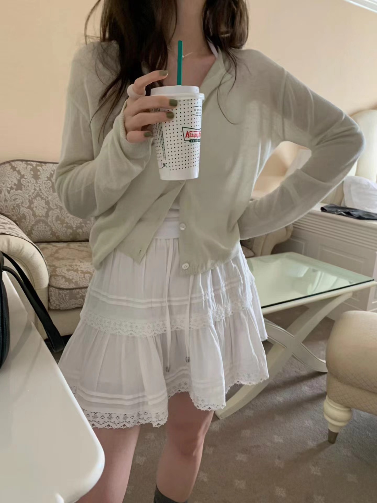 PYT-ot韓國東大門直郵女士新款26春夏休閑熱賣26夏季短裙pretty young thing短裙