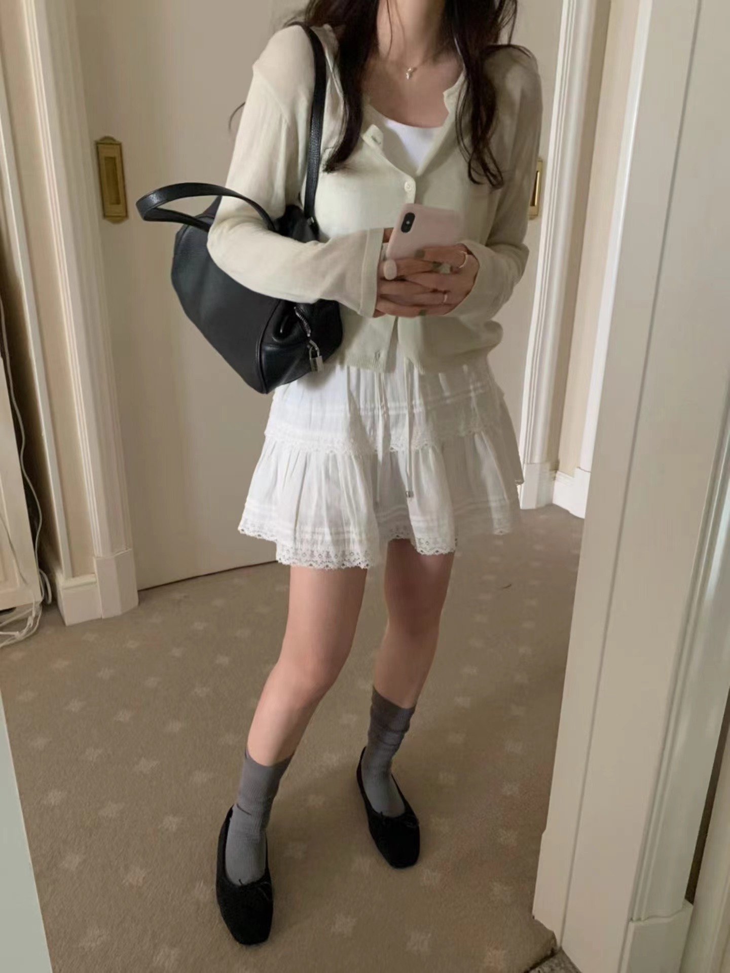 PYT-ot韓國東大門直郵女士新款26春夏休閑熱賣26夏季短裙pretty young thing短裙