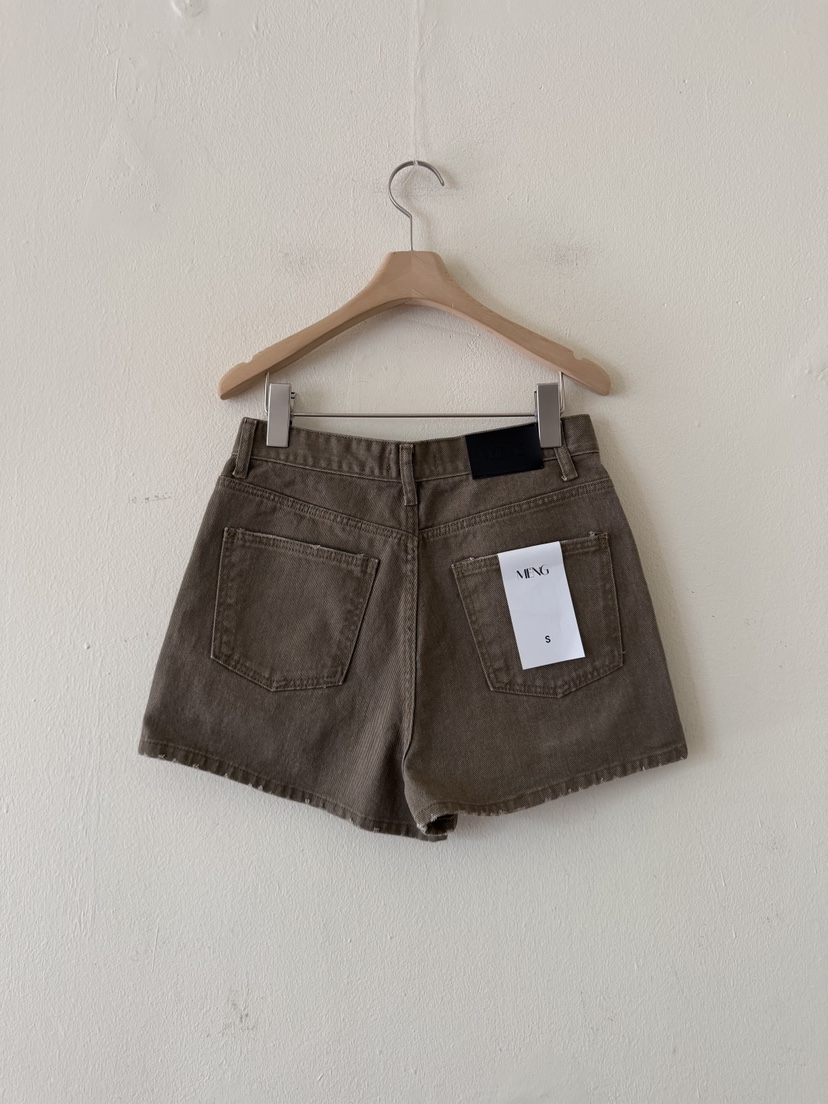 MENG韓國直郵女士新款26夏季職業人氣時尚熱賣休閑短褲工裝MENG短褲