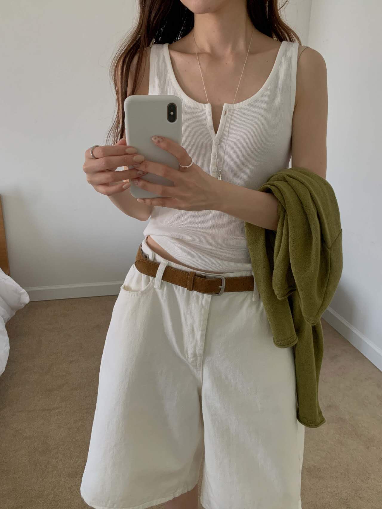 FIKA韓國代購女裝新款職業推薦熱賣人氣休閑26春夏吊帶背心FIKA吊帶/背心