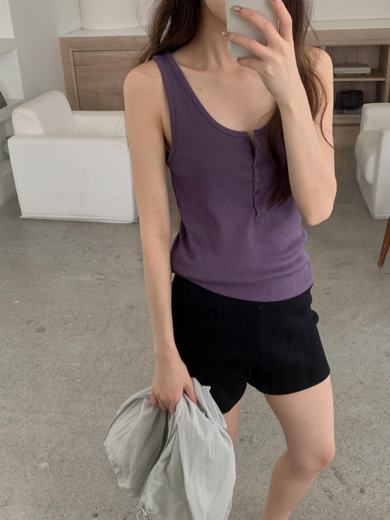 FIKA韓國代購女裝新款職業推薦熱賣人氣休閑26春夏吊帶背心FIKA吊帶/背心圖色1