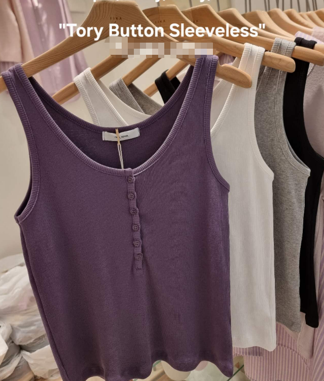 FIKA韓國代購女裝新款職業推薦熱賣人氣休閑26春夏吊帶背心FIKA吊帶/背心圖色4左四色