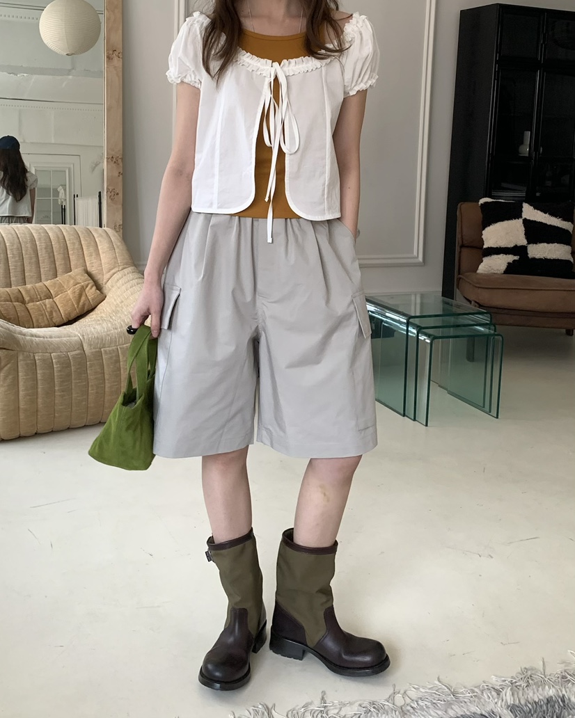 PEBBLE韓國代購女士新品26春夏時尚真品休閑職業襯衫蕾絲衫PEBBLE襯衫/蕾絲衫