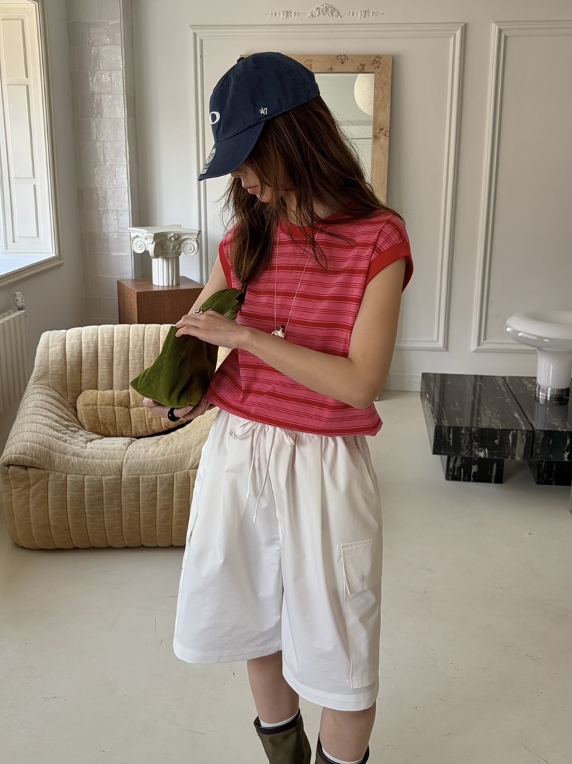 PEBBLE韓國代購女士新品26春夏熱賣休閑人氣職業吊帶背心PEBBLE吊帶/背心