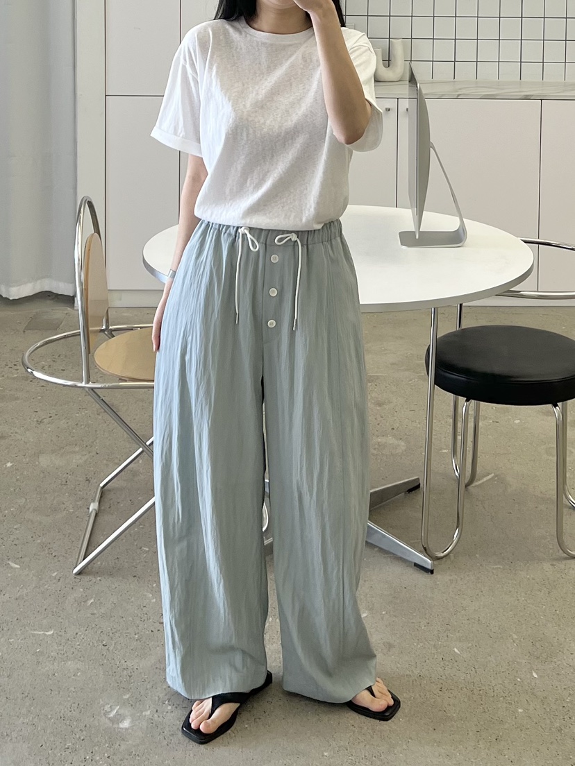 URBANE cloth東大門直郵女士新品職業人氣26春夏休閑褲紐扣URBANE cloth休閑褲