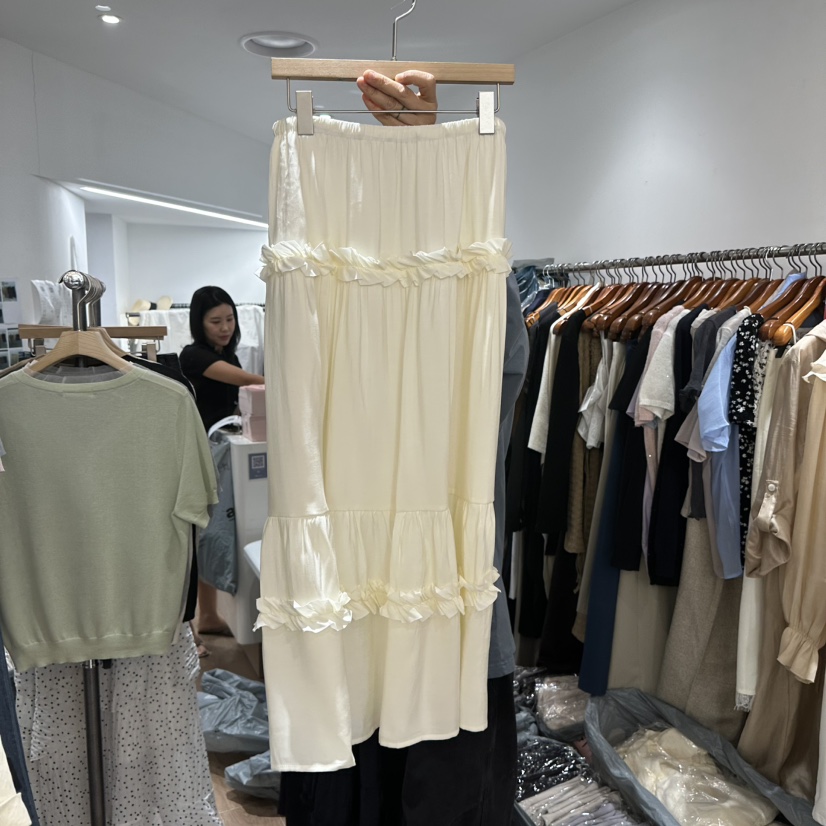 LEWIN韓國代購女裝新品人氣26春夏真品職業推薦熱賣休閑長裙LEWIN長裙