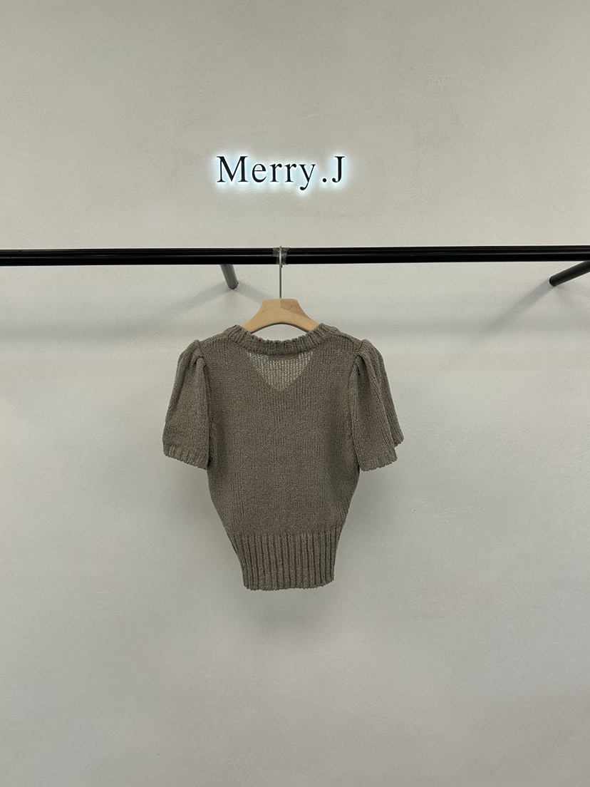 MERRY-J東大門實拍女裝新款推薦真品熱賣針織衫短款針織MERRY-J針織衫