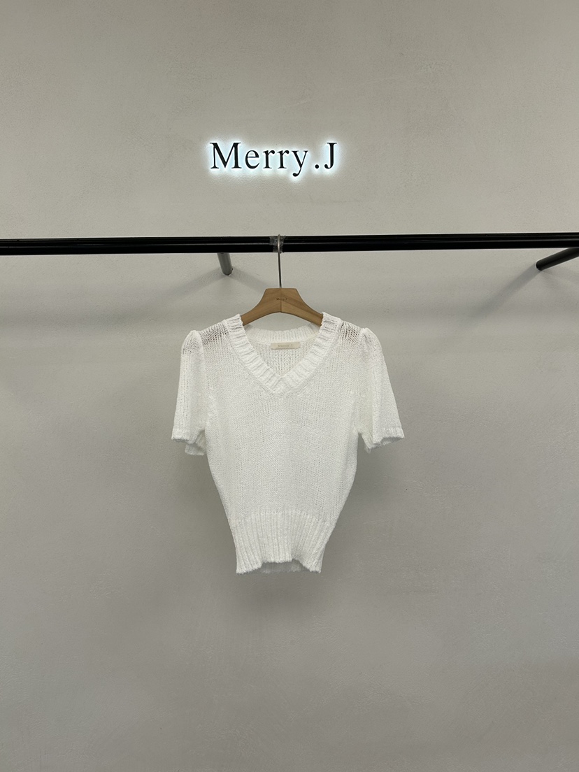 MERRY-J東大門實拍女裝新款推薦真品熱賣針織衫短款針織MERRY-J針織衫圖色2