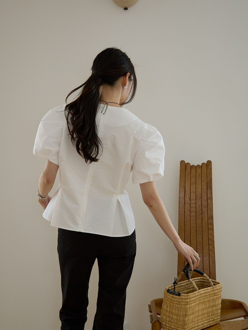 ANDYOUBROWN韓國直郵女士新款時尚推薦人氣職業襯衫蕾絲衫ANDYOUBROWN襯衫/蕾絲衫
