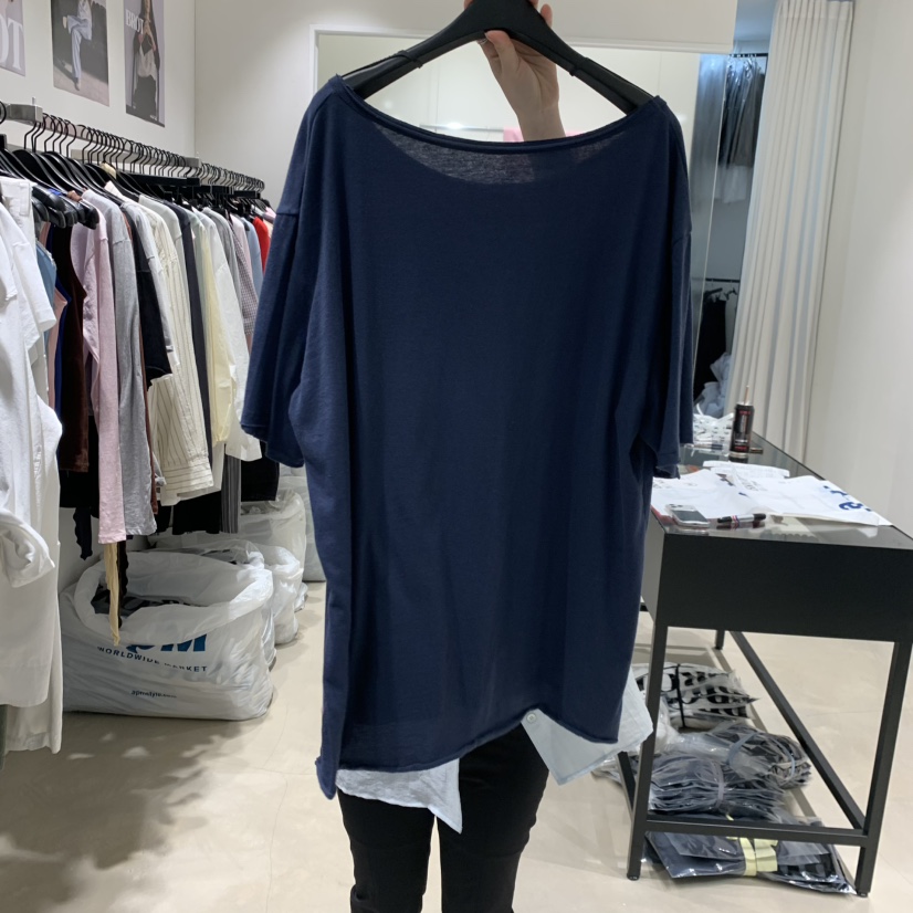 BROT韓國直郵女士新款26春夏真品推薦時尚熱賣人氣T恤U領BROTT恤圖色2