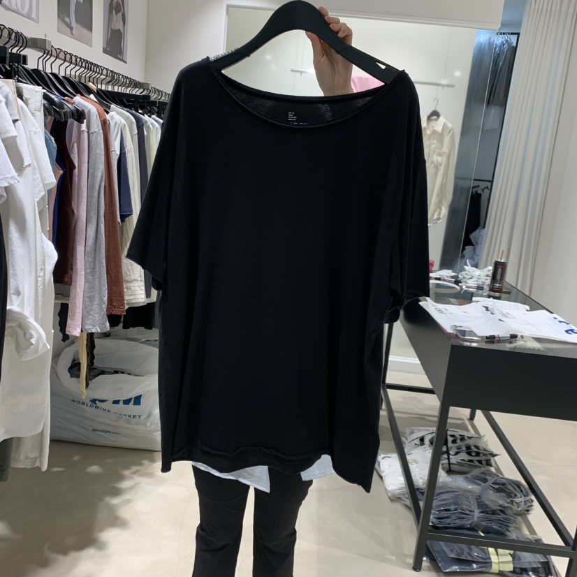 BROT韓國直郵女士新款26春夏真品推薦時尚熱賣人氣T恤U領BROTT恤圖色4