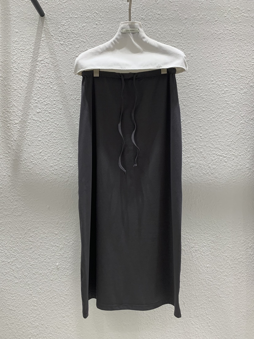 LUCY SALON韓國代購女裝新品推薦真品時尚職業休閑熱賣長裙LUCY SALON長裙圖色2墨色