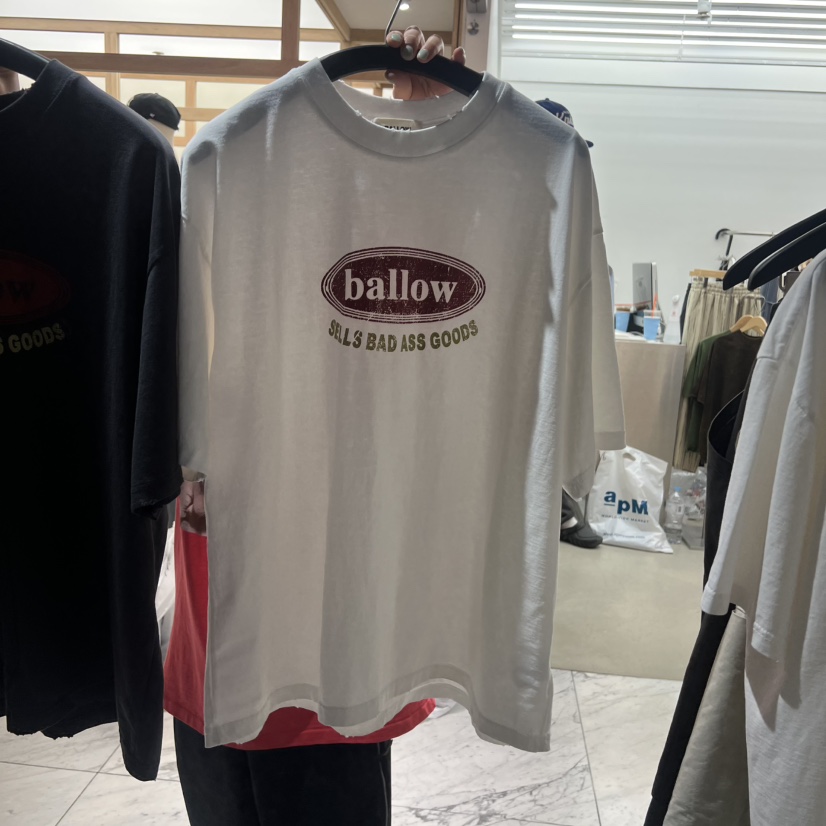 BALLOW韓國代購女士新款推薦真品職業熱賣26春夏休閑時尚T恤BALLOWT恤圖色1