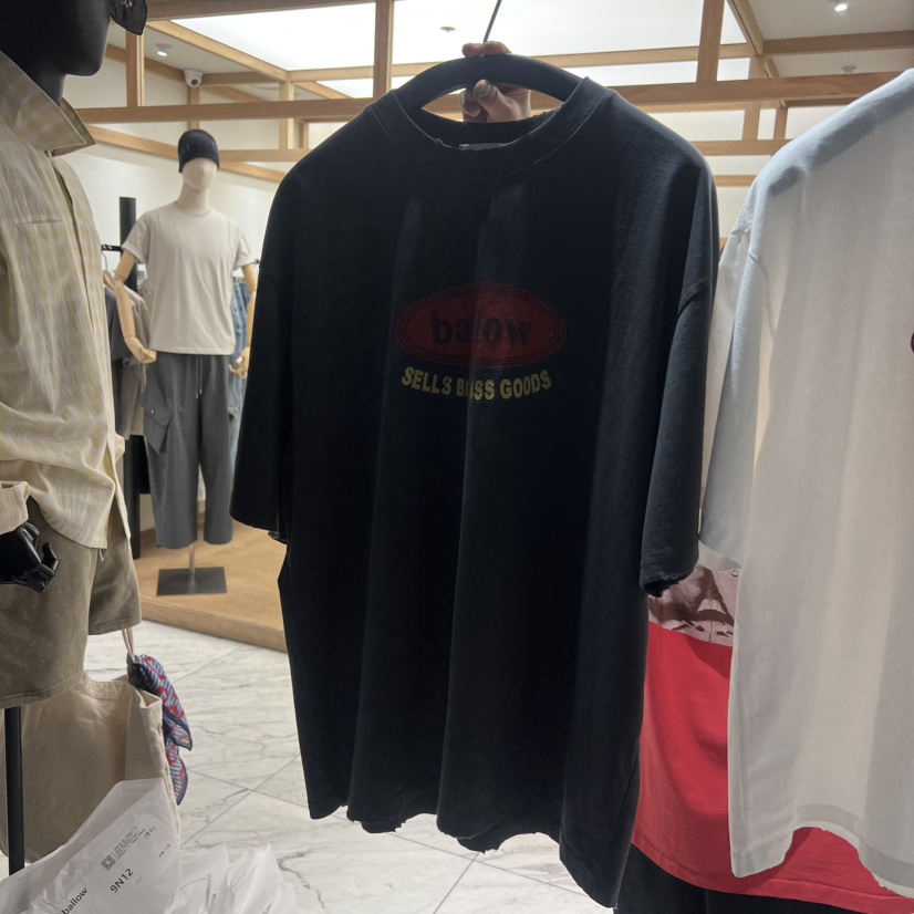 BALLOW韓國代購女士新款推薦真品職業熱賣26春夏休閑時尚T恤BALLOWT恤圖色2