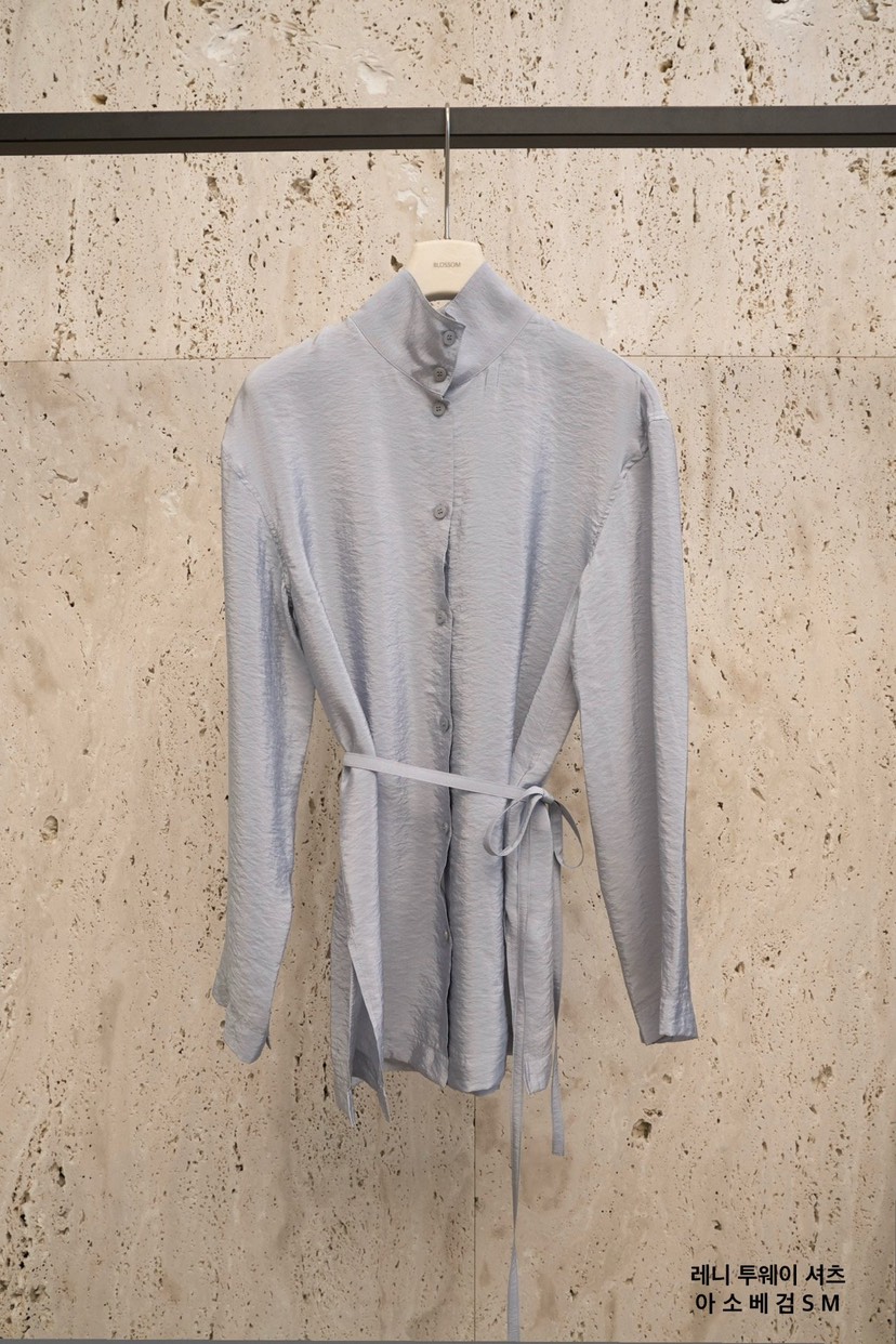 BLOSSOM韓國直郵女士新品26春夏熱賣人氣襯衫蕾絲衫含腰繩BLOSSOM襯衫/蕾絲衫圖色3