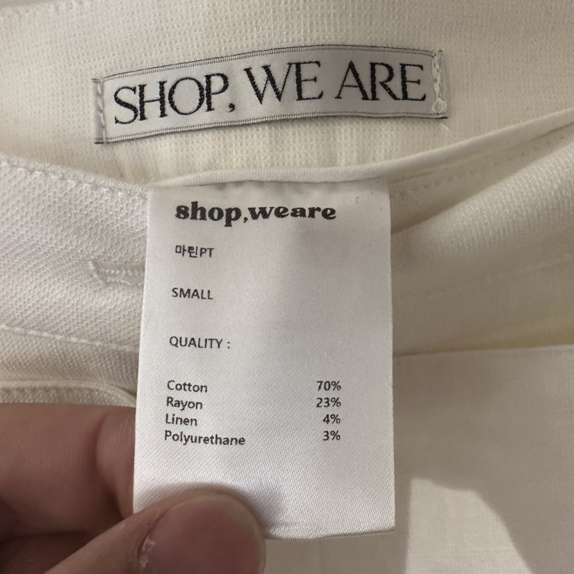 WE ARE/WELOVER東大門實拍女裝新品時尚人氣推薦休閑褲SHOP_WE ARE休閑褲