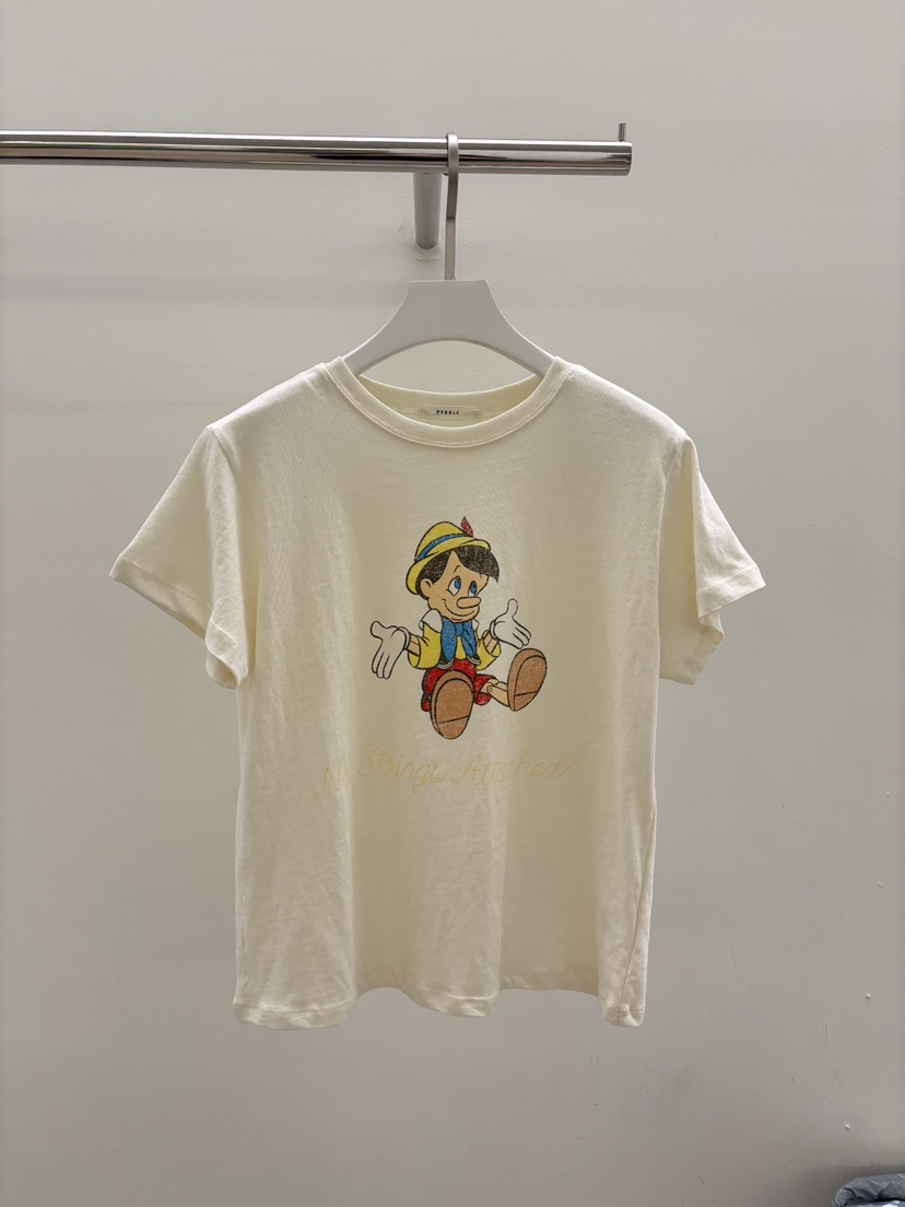 PEBBLE韓國代購女裝新款真品休閑人氣時尚熱賣推薦職業T恤PEBBLET恤圖色3